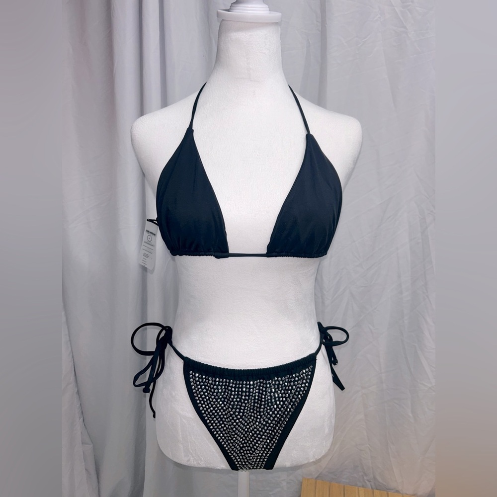 Good American Rhinestone Bikini